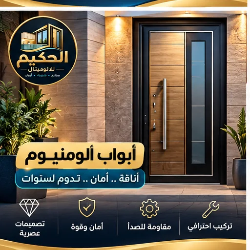 أبواب الألوميتال والزجاج