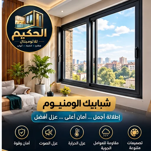شبابيك الألوميتال وUPVC